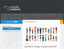 Tablet Screenshot of cordobasolidaria.org